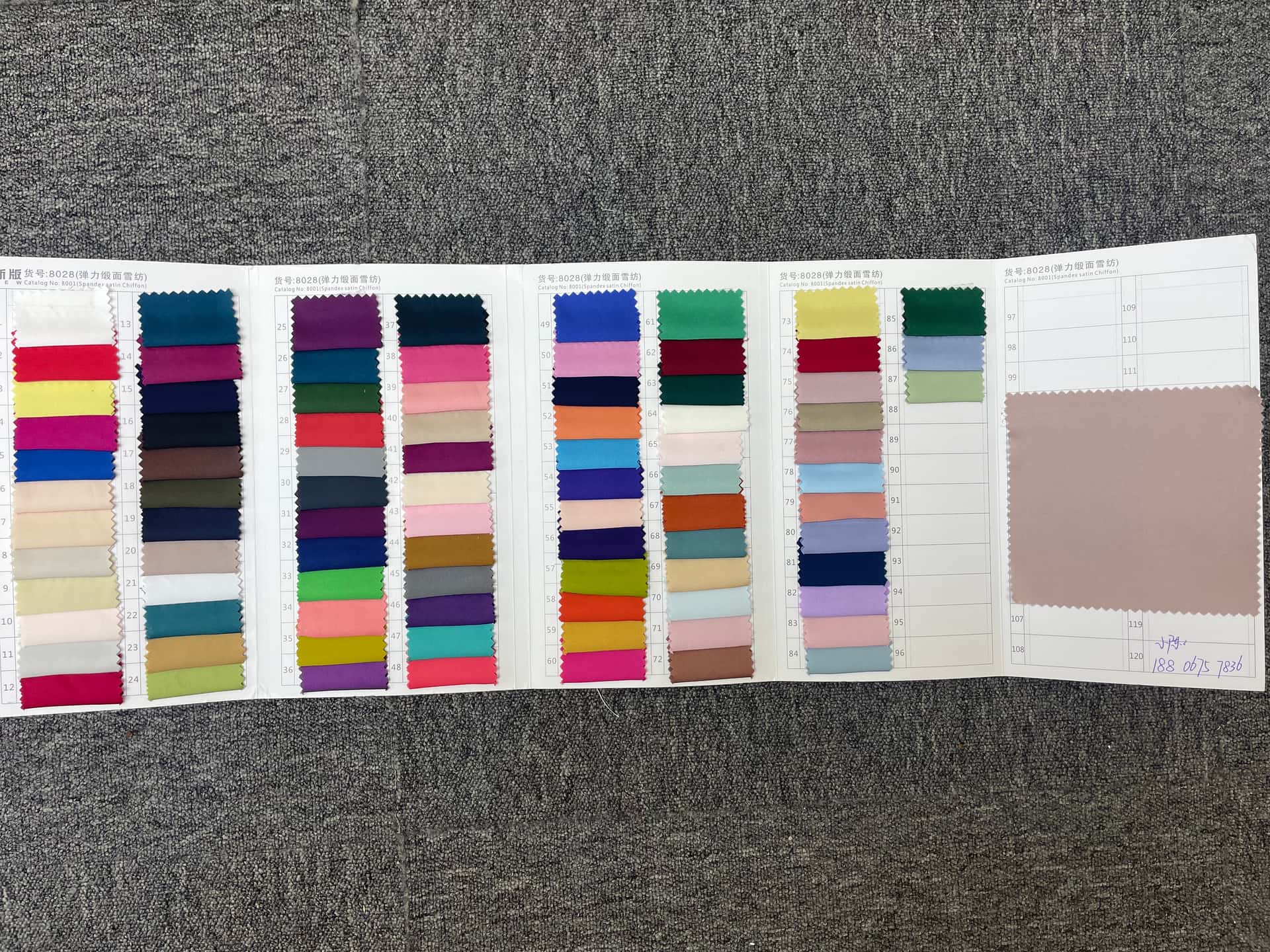 Chiffon quality C-08 manufactured by Belleza — view 2