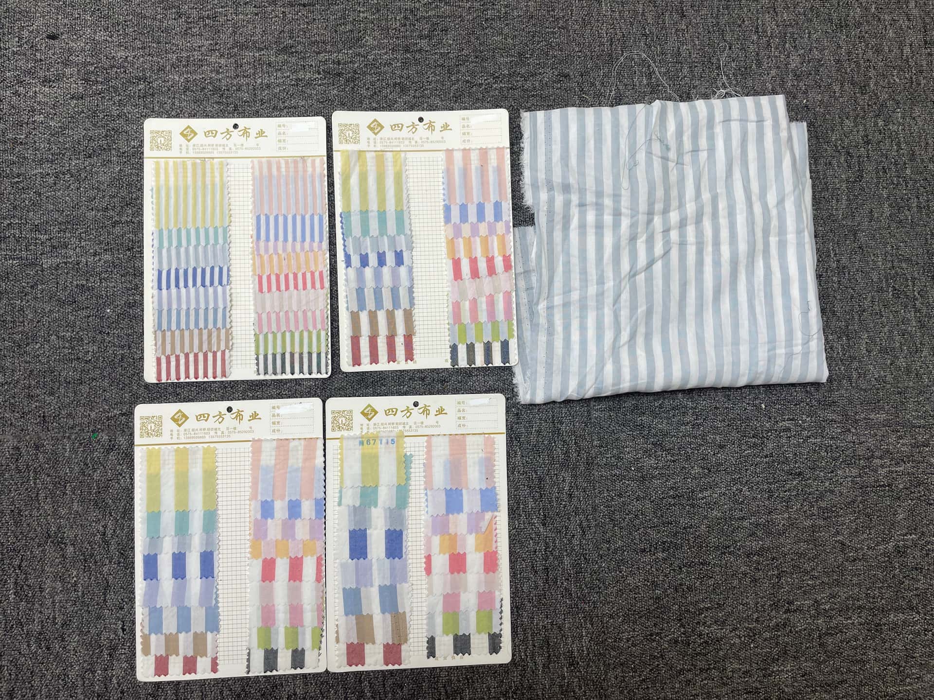 Yarn-dyed stripe S-02 manufactured by Belleza