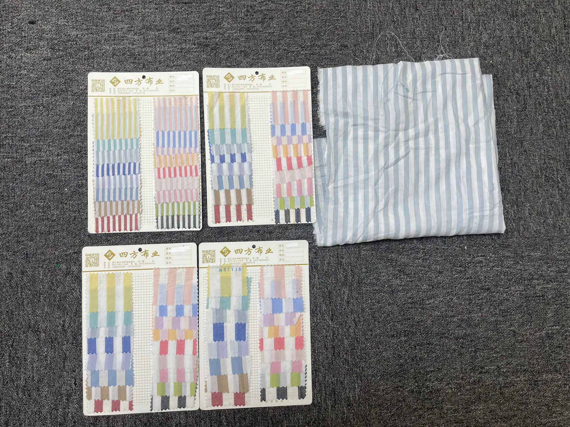 Yarn-dyed stripe S-02 manufactured by Belleza