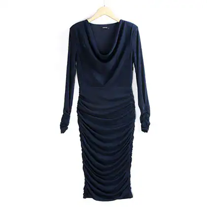 Ruched Jersey Dress manufactured by Belleza — view 2