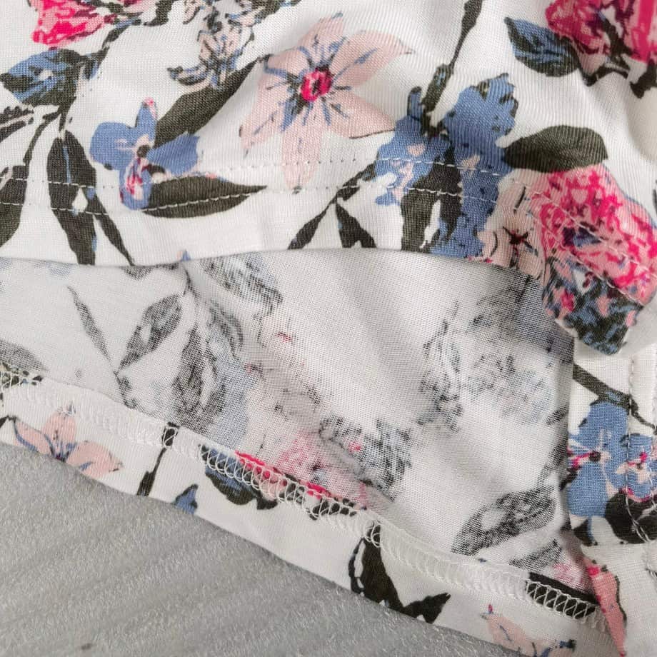 Flowers Print Jersey Tops manufactured by Belleza — view 4