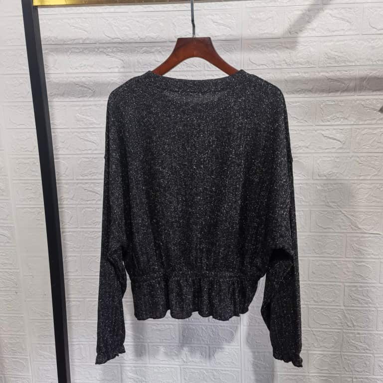 Shiny Lurex Knitwear Tops manufactured by Belleza — 78% Viscose · 17% Lurex · 5% Spandex, 12GG — view 4