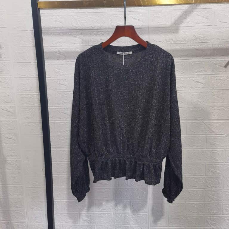 Shiny Lurex Knitwear Tops — Knitwear manufactured by Belleza