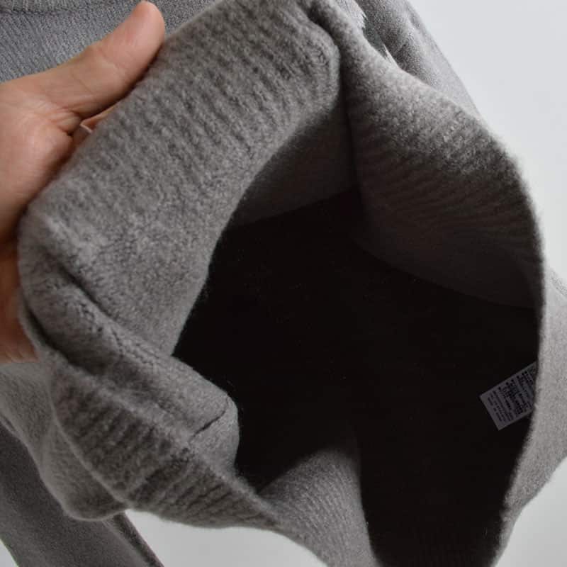Grey Pullover With Words manufactured by Belleza — 78% Acrylic · 23% Nylon · 1% Spandex, 5GG — view 3