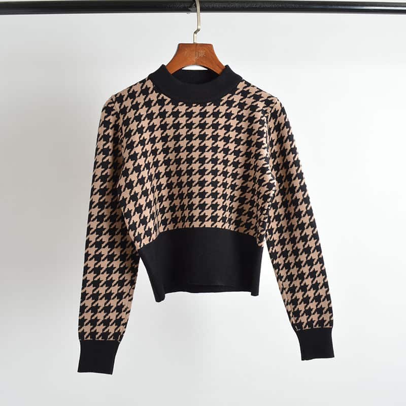 Jacquard Knitting Pullover manufactured by Belleza — 50% Viscose · 28% Nylon · 22% Pbt, 12GG — view 6