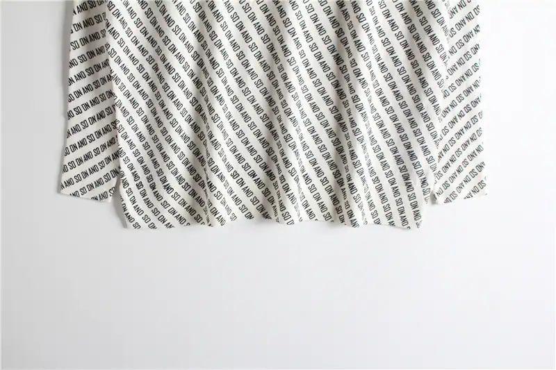 Lettering Jacquard Knit Top manufactured by Belleza — 80% Viscose · 20% Nylon, 14GG — view 2