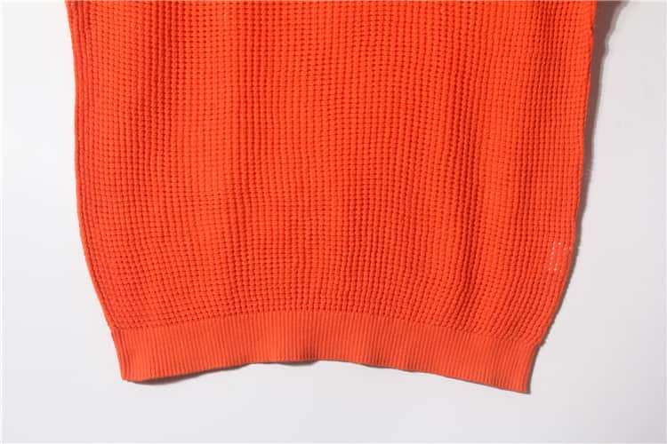 Pointelle Knitting Tops manufactured by Belleza — 100% Cotton, 5GG — view 2