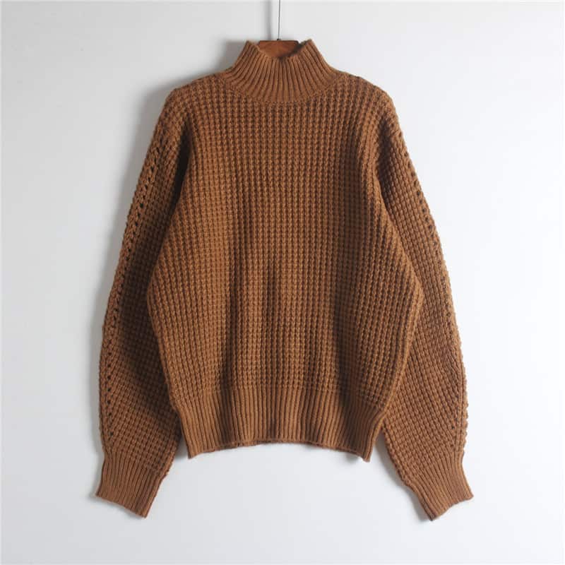 Sleeve Cable Pullover manufactured by Belleza — 72% Polyester · 22% Acrylic · 6% Wool, 5GG — view 3