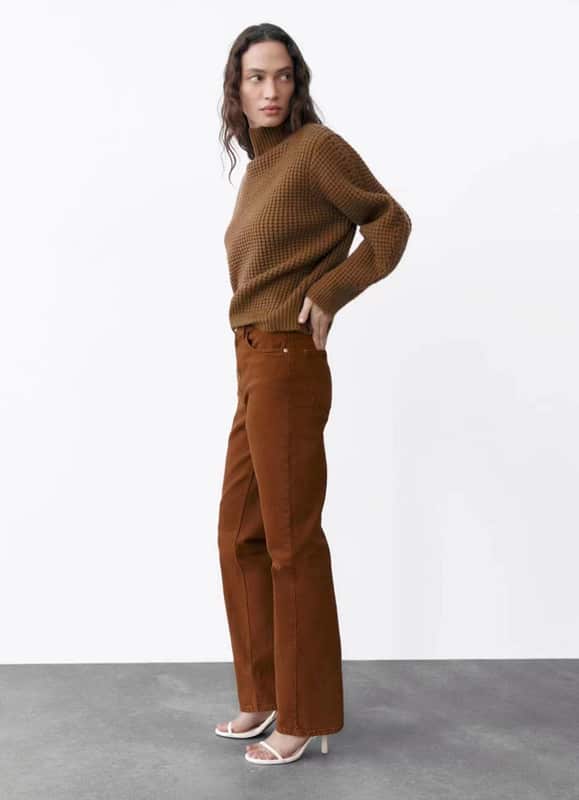 Sleeve Cable Pullover manufactured by Belleza — 72% Polyester · 22% Acrylic · 6% Wool, 5GG — view 2