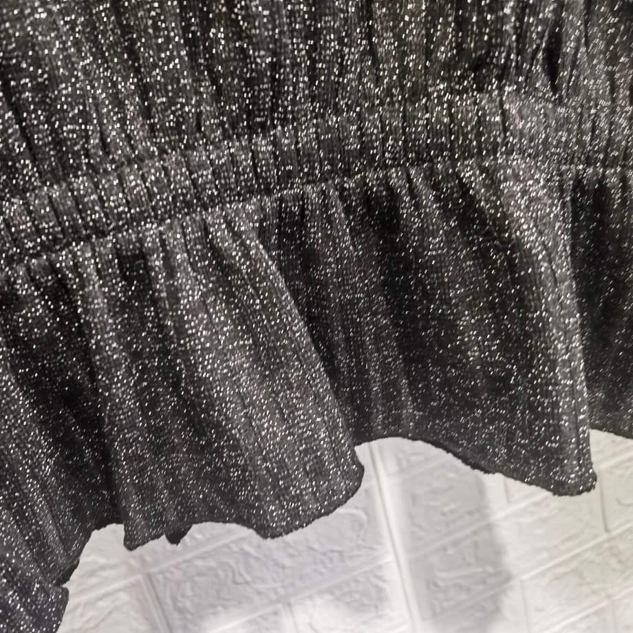 Shiny Lurex Knitwear Tops manufactured by Belleza — 78% Viscose · 17% Lurex · 5% Spandex, 12GG — view 3