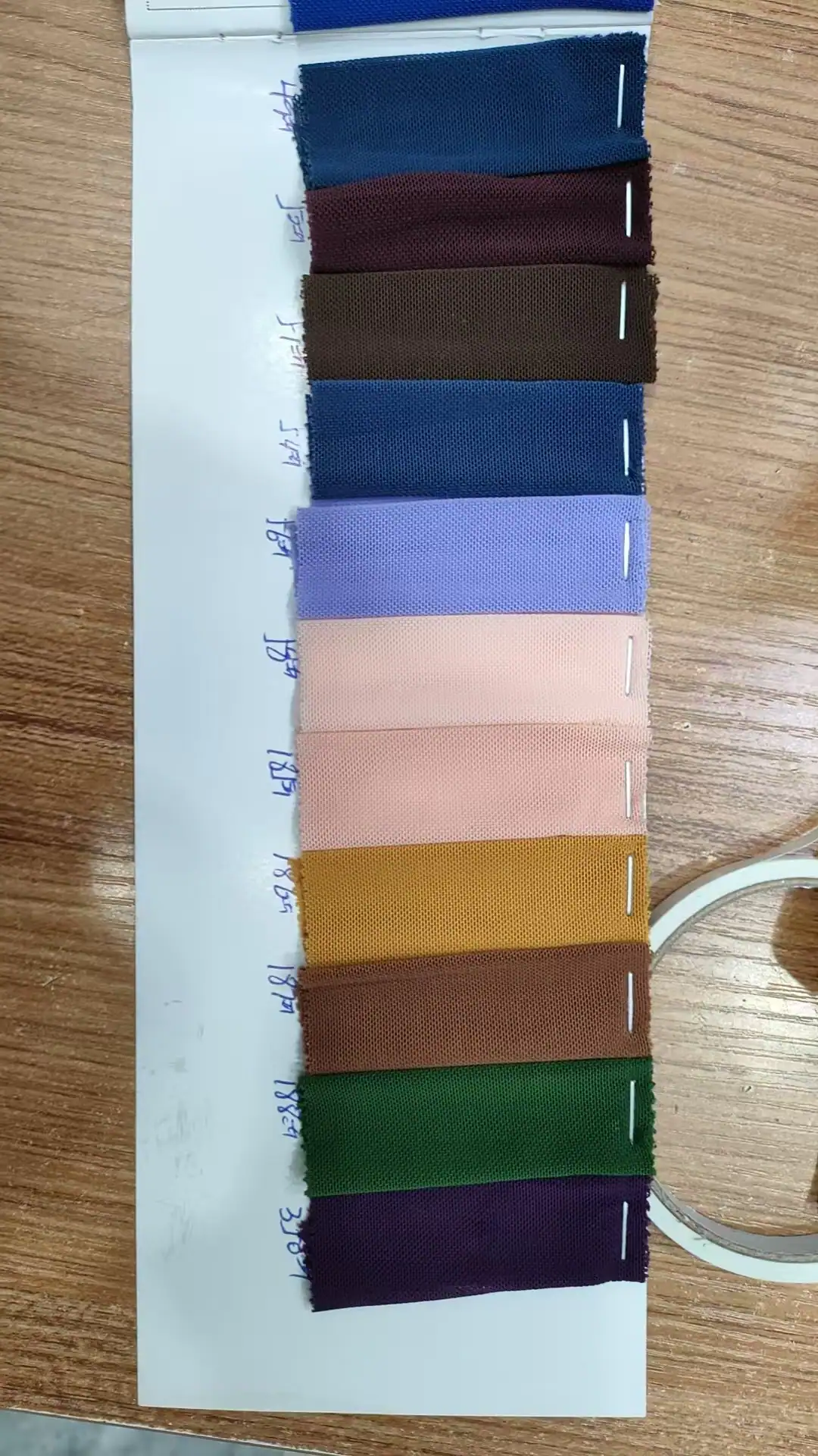 Colour range — fabric developed by Belleza