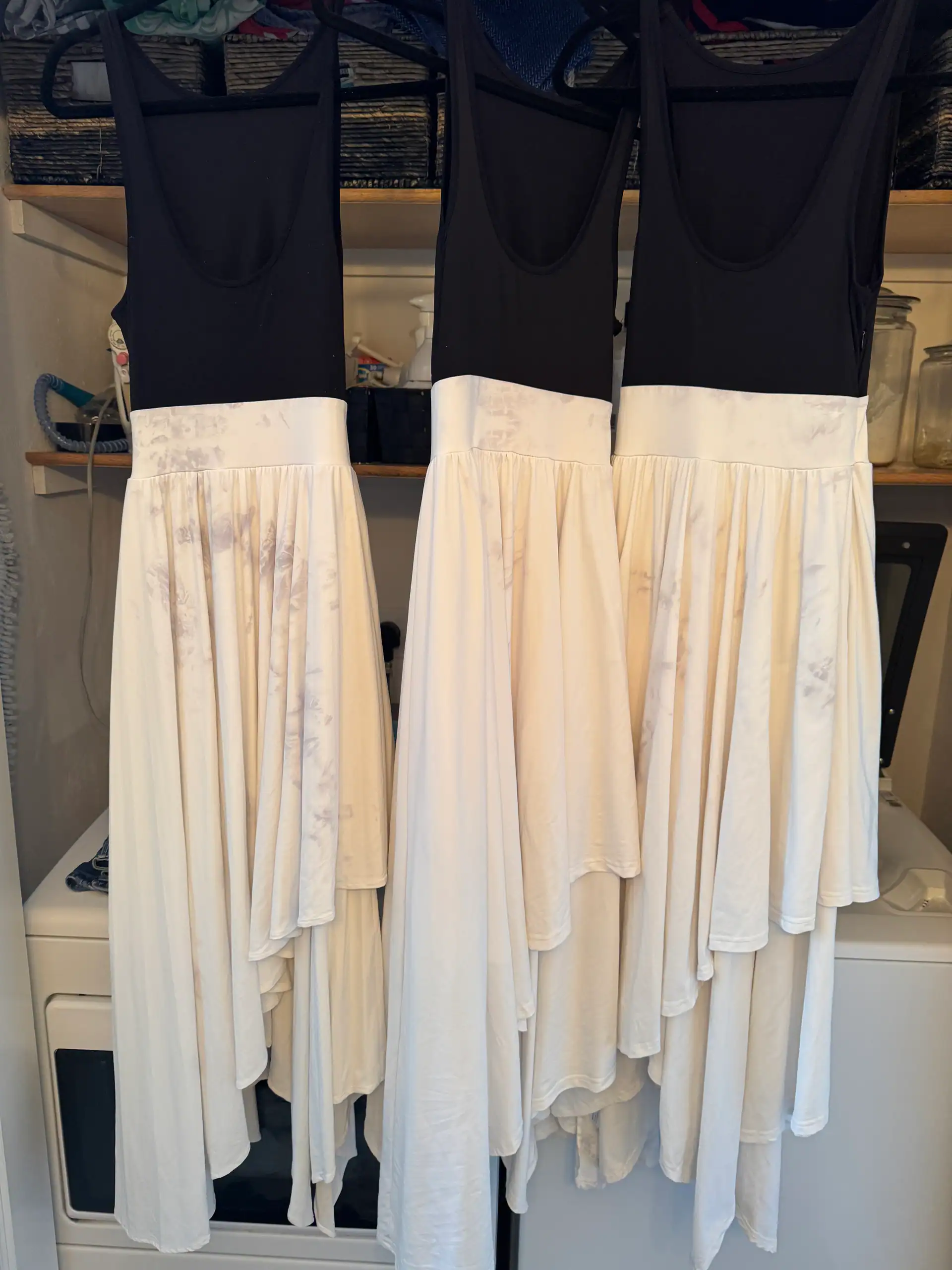 Cut parts, waiting to be sewn — made in the Belleza workshop