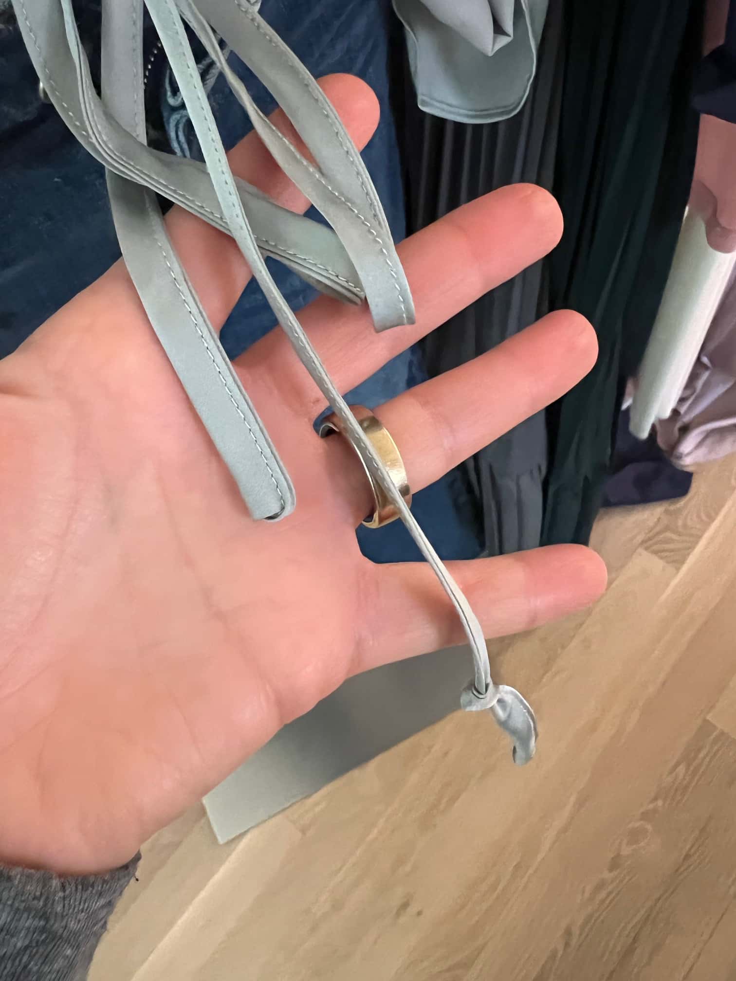 Hardware and tape trims — made in the Belleza workshop
