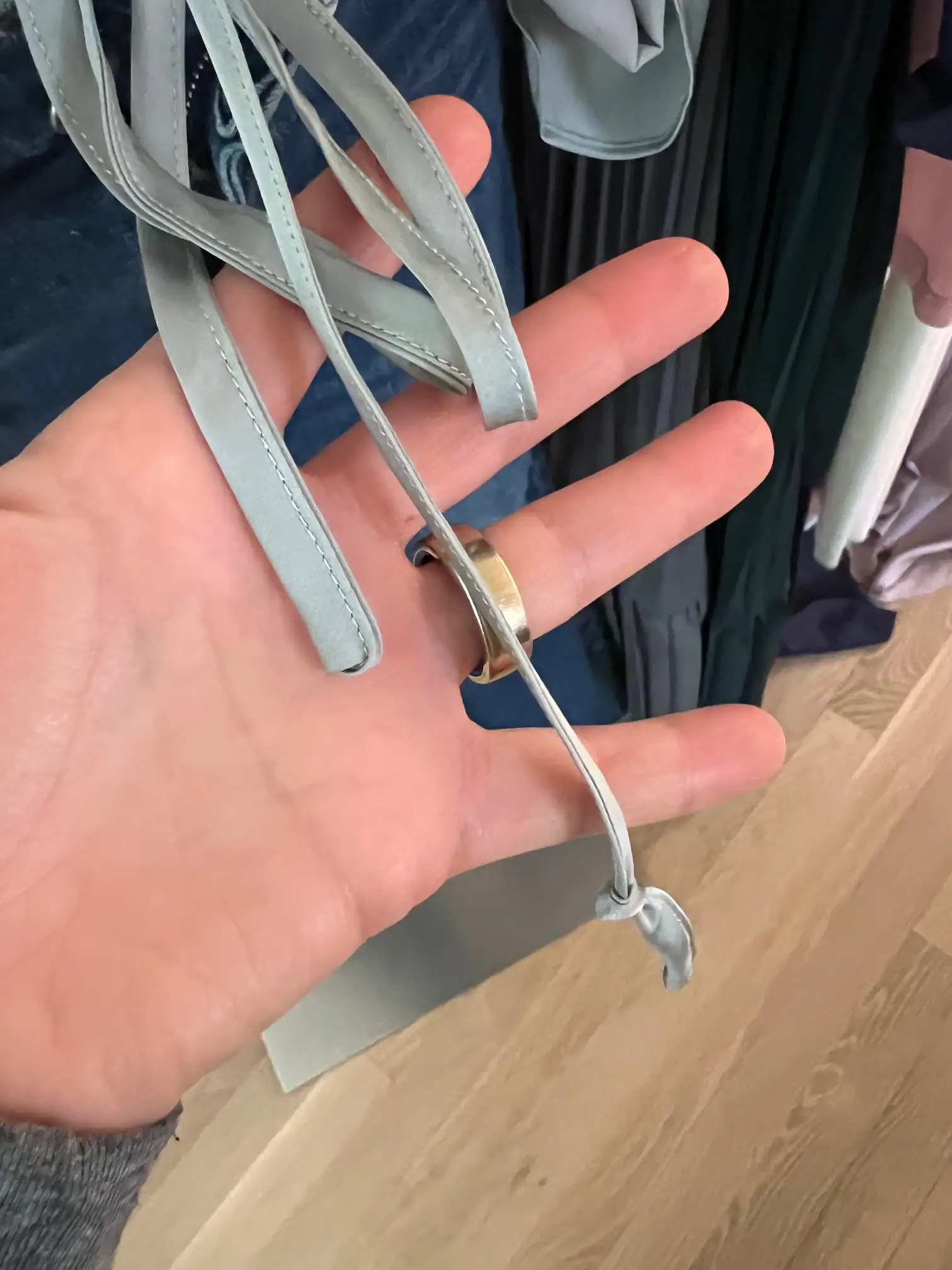 Hardware and tape trims — made in the Belleza workshop