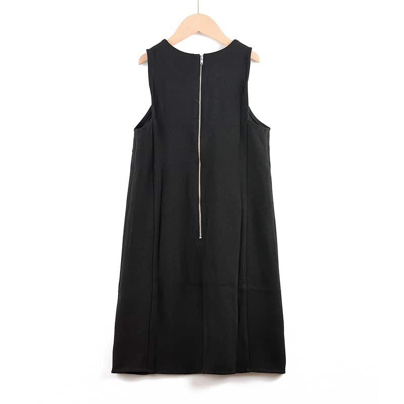 Zip Crew Neck Dress manufactured by Belleza — view 2