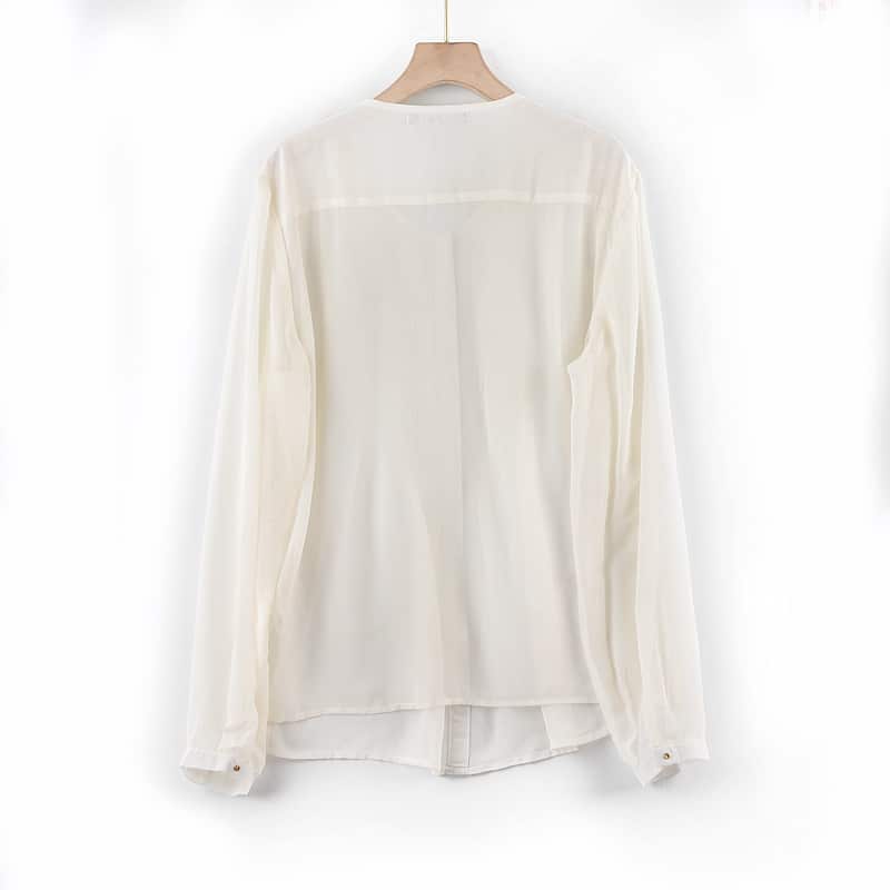 Pleated Crepe Tops manufactured by Belleza — view 3