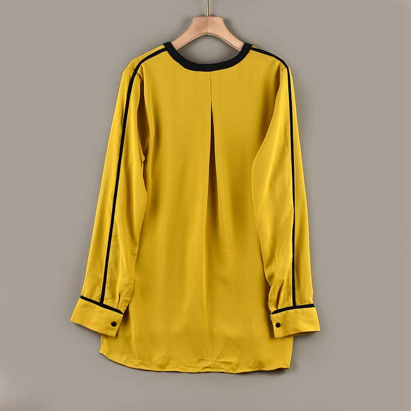 V Neck Satin Shirt manufactured by Belleza — view 2