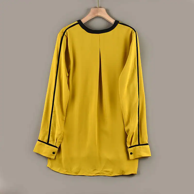 V-Neck Satin Blouse manufactured by Belleza — view 2