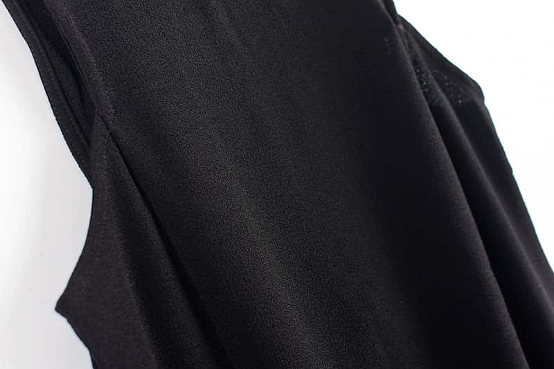 Zip Crew Neck Dress manufactured by Belleza — view 4