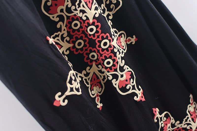 Print Long Strap Dress manufactured by Belleza — view 4