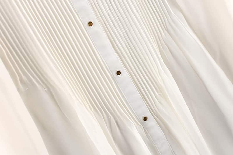 Pleated Crepe Tops manufactured by Belleza — view 4
