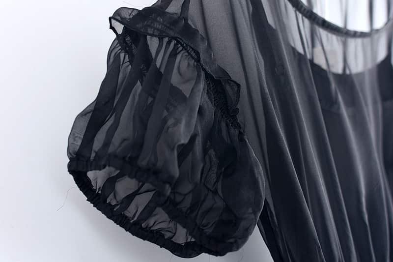 Black 2 Piece Dress manufactured by Belleza — view 4