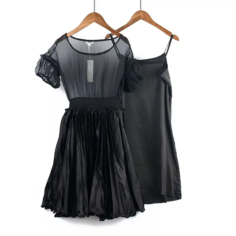 Pleated Two-Piece Dress manufactured by Belleza — view 2