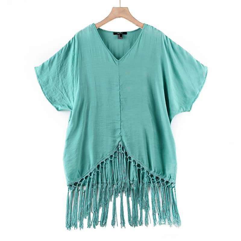 Tops With Tassles — Woven manufactured by Belleza